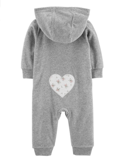 MACACAO FLEECE CARTERS CORACAO BUMBUM COM CAPUZ - comprar online