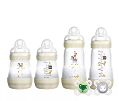 KIT MAMADEIRAS E CHUPETA MAM 6 PECAS ZEBRA - comprar online