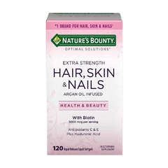 HAIR SKIN AND NAILS NATURE'S BOUNTY 120 CAPSULAS