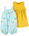 KIT 2 VESTIDO E ROMPER CARTERS FLORAL - comprar online