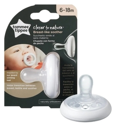 CHUPETA BREASTLIKE TOMMEE TIPPEE BRANCO 6-18 MESES