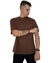 T-shirt Masculina Oversized Marrom - comprar online