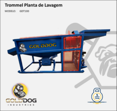 Tromel Planta de lavagem GDT100