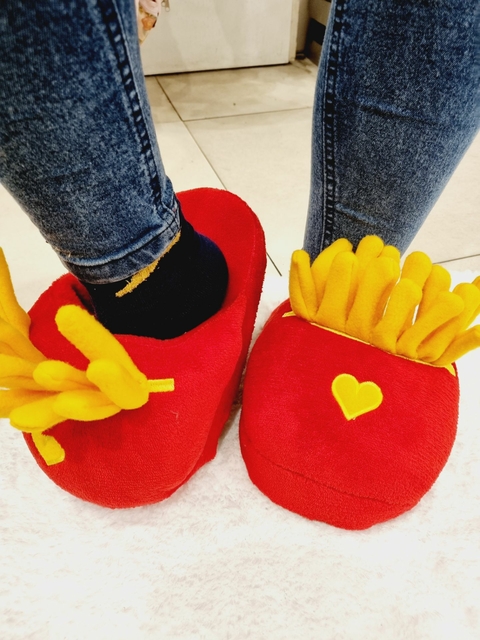 Pantuflas papas fritas