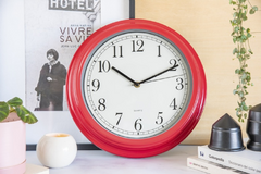 Reloj Pared 30 cms de diámetro Rojo - comprar online