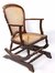 Cadeira Antiga De Balanço Palhinha - R$1482.00