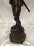 Estatueta Guerreiro Medieval Em Bronze on internet