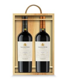 SALENTEIN RESERVA MALBEC + CABERNET C/ESTUCHE DE MADERA - comprar online