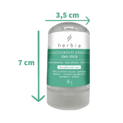 Desodorante Cristal em Pedra – Sem Perfume – Herbia 60g na internet