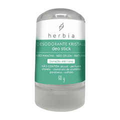 Desodorante Cristal em Pedra – Sem Perfume – Herbia 60g - comprar online