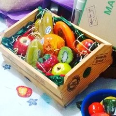 Caixote de frutas para banho