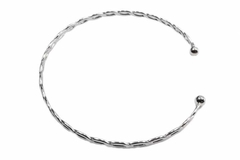 Bracelete Rígido Trançado Aço - BCAÇ0008 - comprar online