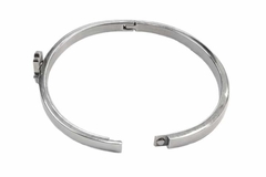 Bracelete Rígido Mão de Fátima Aço - BCAÇ0010 - comprar online