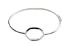 Bracelete Oval 2mm Hexágono Fecho Fivela Prata 925 - BCPR0004