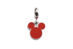 Berloque Mickey Resina Vermelha Aço - BQAÇ0115