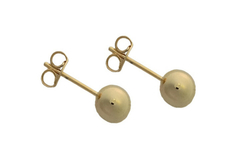 Brinco Bola Pequena 5mm Folheado à Ouro - BRFO0003 - comprar online