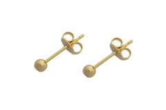 Brinco Micro Bola 2mm Folheado a Ouro - BRFO0131 - comprar online