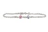 Pulseira Infantil Losango Cores Prata 925 - PLPRI0007 - comprar online