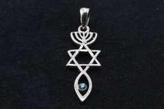 Pingente Menorah / Estrela Davi / Peixe Prata 925 - PGPR0030