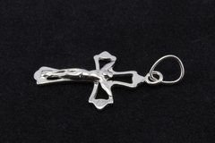 Pingente Cruz Portuguesa com Cristo Vazada Prata 925 - PGPR0023 - comprar online