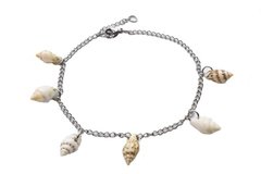 Pulseira Conchas Naturais Aço - PLAÇF0011