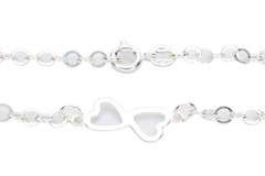 Pulseira Elos Largos 3 Lacinhos Prata 925 - PLPRF0033 - comprar online