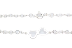 Pulseira Elos Largos Lacinho Prata 925 - PLPRF0034 - comprar online