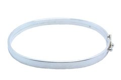 Bracelete Oval Largo Fecho Fivela Prata - BCPR0001 - comprar online