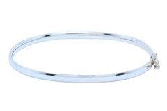 Bracelete Oval Médio Fecho Fivela Prata - BCPR0002 - comprar online