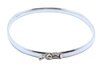 Bracelete Oval Médio Fecho Fivela Prata - BCPR0002