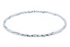 Bracelete Redondo Torcido Prata - BCPR0003