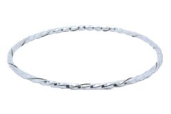 Bracelete Redondo Torcido Prata - BCPR0003