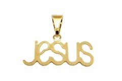 Pingente Jesus Folheado Ouro - PGFO0049