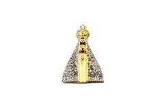 Pingente Nossa Senhora Aparecida Zircônias Folheado à Ouro - PGFO0072