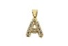 Pingente Letras com Strass Folheado Ouro - PGFO0003