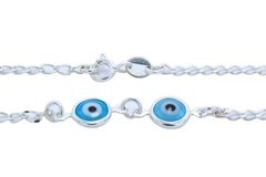 Pulseira Infantil Olho Grego Prata 925 - PLPRI0009 - comprar online