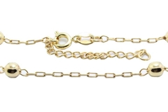 Pulseira Cartier Bolinhas 4mm Folheada à Ouro - PLFOF0035 - comprar online