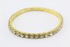 Pulseira Dourada Strass 1 Volta Ajustável (Bijuteria) - PLFE0005 - comprar online