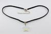 Choker de Camurça com Pedra da Lua (Bijuteria) - CLDV0019