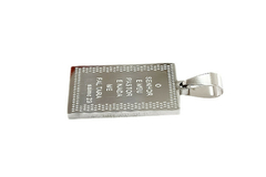 Pingente Placa Salmo 23 Aço - PGAÇ0031 - comprar online