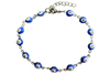 Pulseira Olho Grego Azul Aço - PLAÇF0005