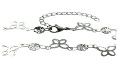 Pulseira Borboletas Aço - PLAÇF0024 - comprar online