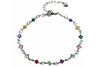 Pulseira Losangos Cores Aço - PLAÇF0030