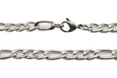 Pulseira Fina Fígaro 3x1 Aço - PLAÇM0038 - comprar online