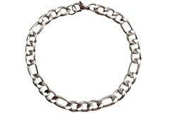 Pulseira Fígaro 3x1 7mm Aço - PLAÇM0038