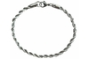 Pulseira Cordão Baiano Aço - PLAÇM0048