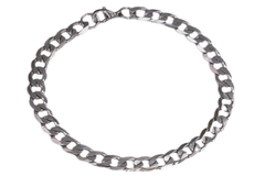 Pulseira Grumet Diamantada 7mm Aço - PLAÇM0032