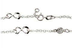 Pulseira Infinitos com Zircônias Prata 925 - PLPRF0002 - comprar online