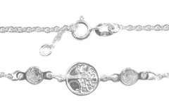 Pulseira Elo Português Árvore da Vida com Zircônias Prata 925 - PLPRF0088 - comprar online