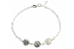 Pulseira PAZ Prata 925 - PLPRF0102